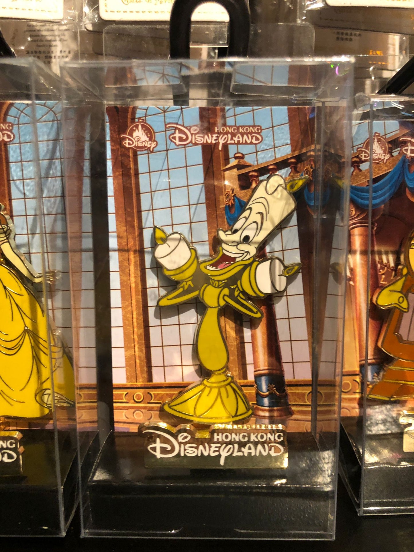 HKDL exclusive - Beauty and the Beast Pin