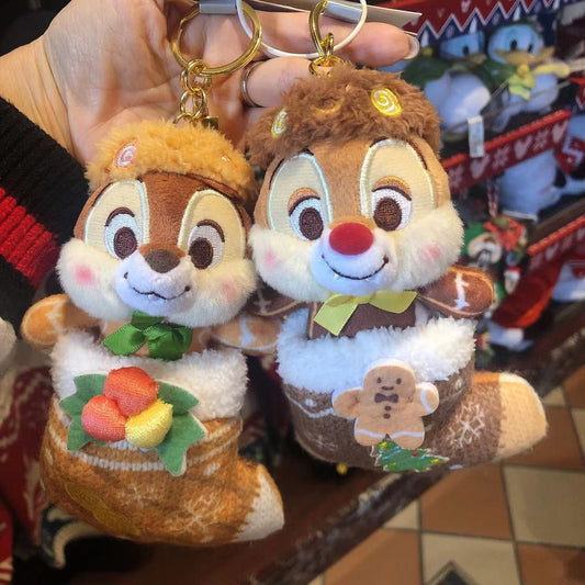 SHDL - Christmas 2022 - Chip and Dale keychain plush