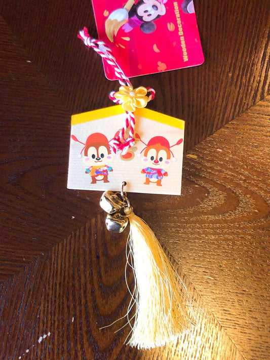 HKDL - Chinese New Year 2023 - Wooden Decoration (Chip and Dale)