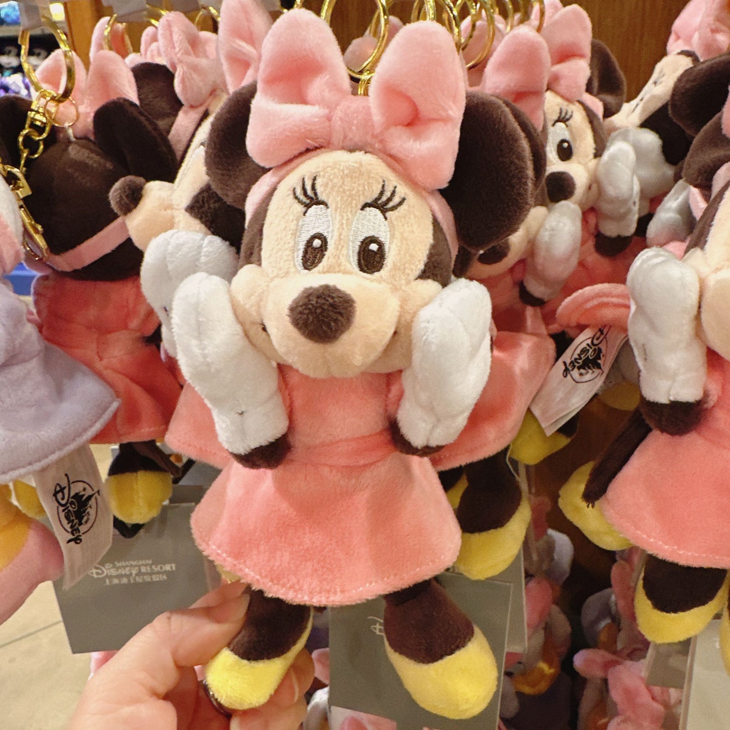 SHDL - Feeling like Twinning - Minnie Mouse Plush Keychain