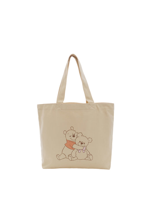Disney Character - Winnie the Pooh Tote bag (beige)