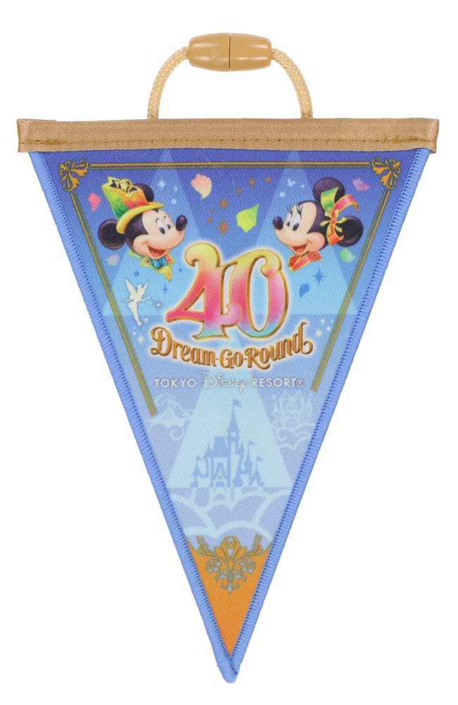 TDR - Tokyo Disneyland 40th Anniversary - Flag Garland