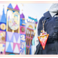TDR - Tokyo Disneyland 40th Anniversary - Flag Holder keychain (Castle)