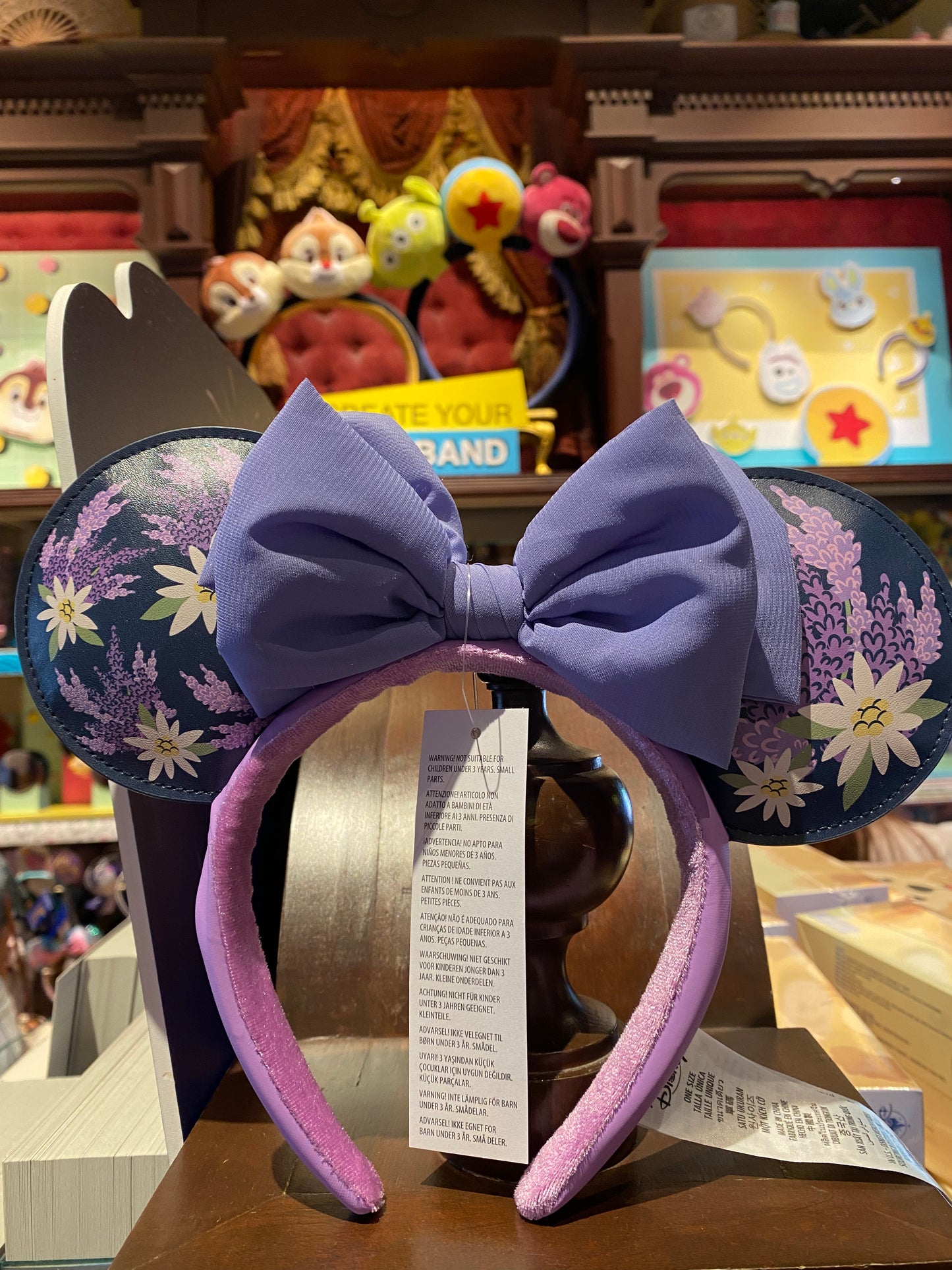 HKDL - Purple flower ears