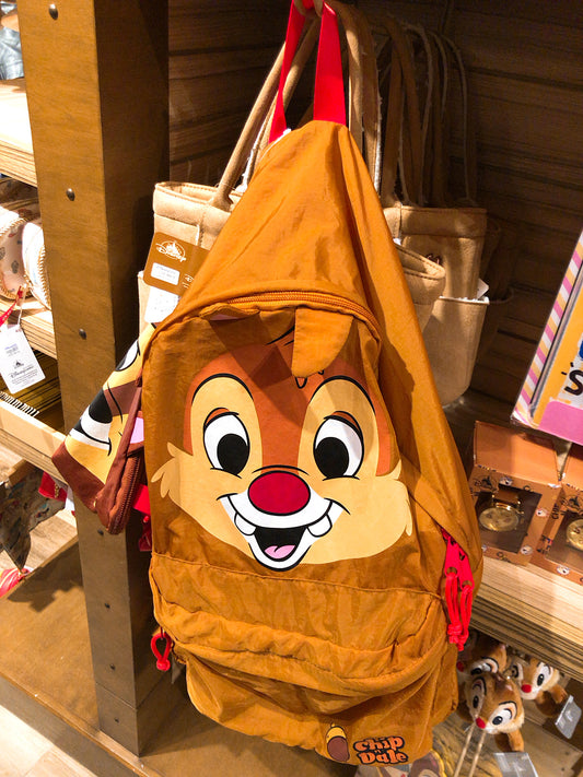 HKDL - Chip n Dale Foldable Backpack