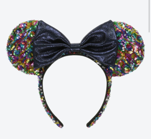 TDR - Multicolor sequin ears / headband