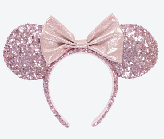 TDR - Pink sequin ears / headband