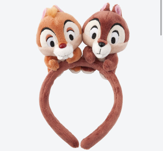 TDR - Chip n Dale plush ears / headband