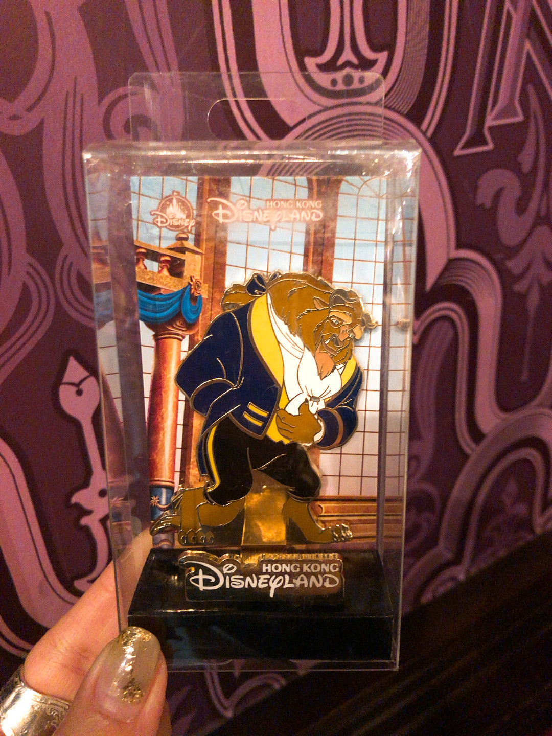 HKDL - Beauty and the Beast Jumbo collection Pin