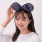 TDR - Black/purple sequin ears / headband