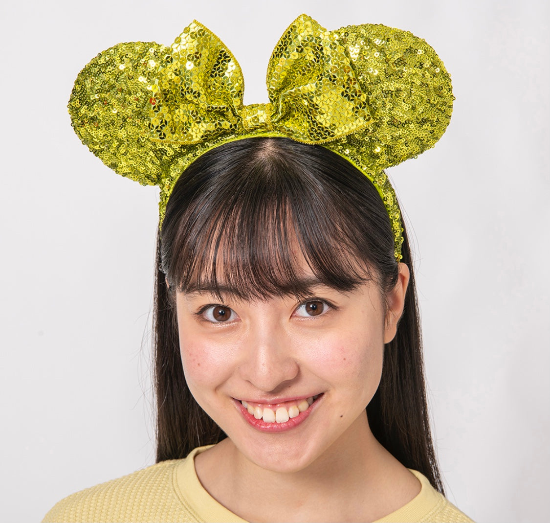 TDR - Green sequin ears / headband