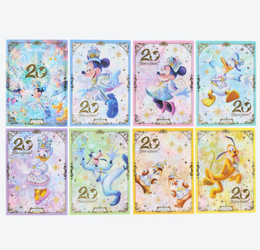 TRD - Disney Sea 20th anniversary- A4 file set of 8